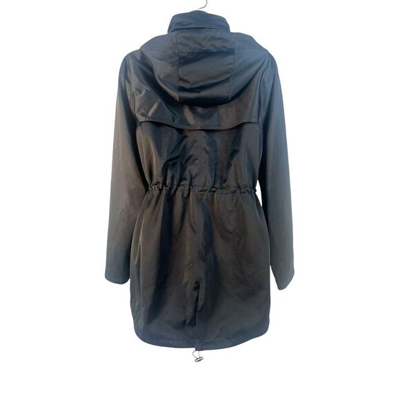 Theory hidden hood drawstring waist parka jacket sz‎ small/medium - Picture 3 of 7